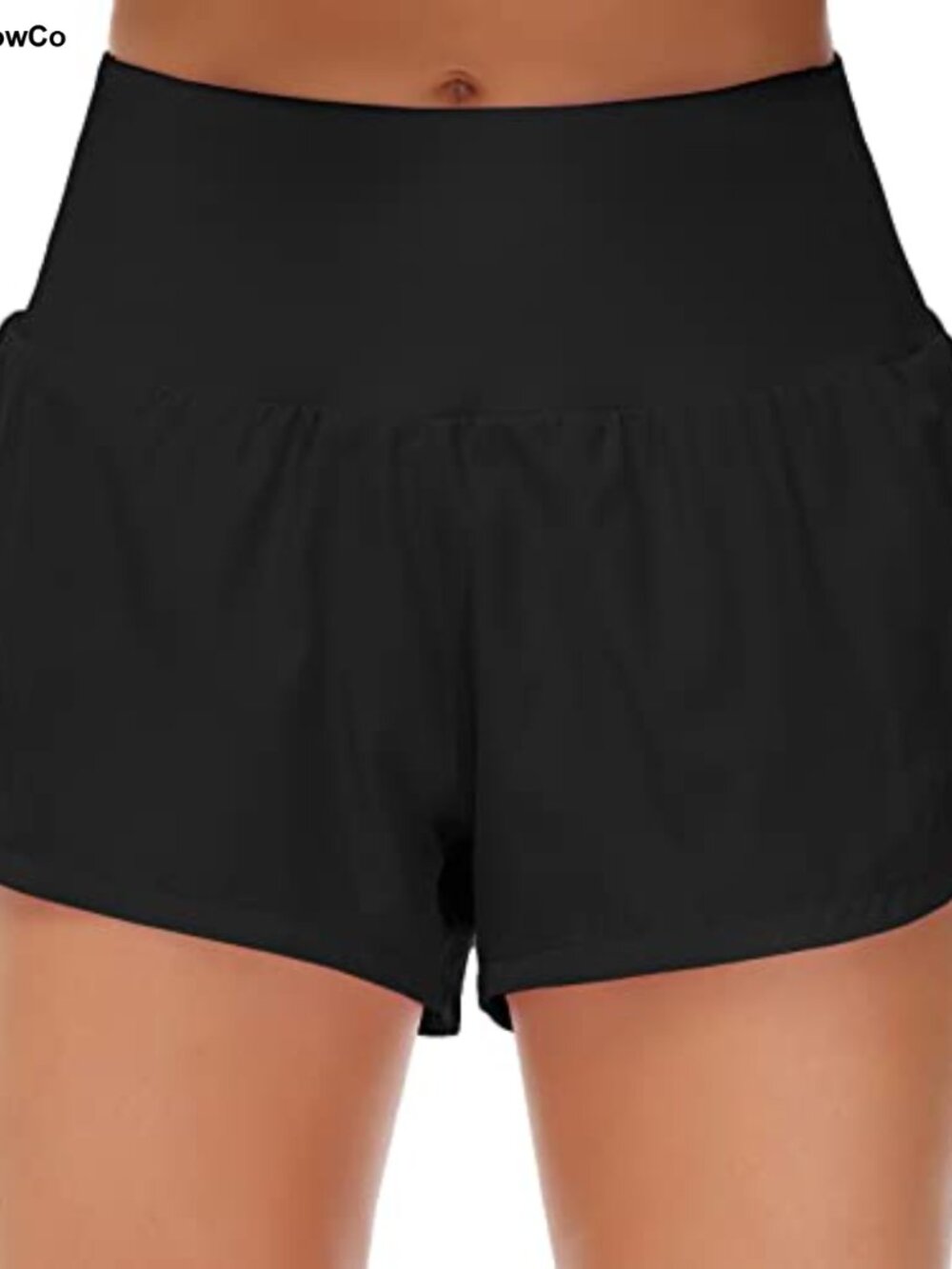 Women's High Waisted Running Shorts Quick Dry Workout Shorts with Pockets